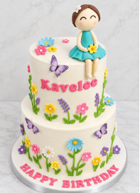 Garden Girl Cake