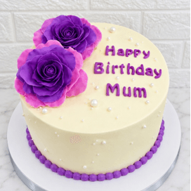 Purple Rose Cake