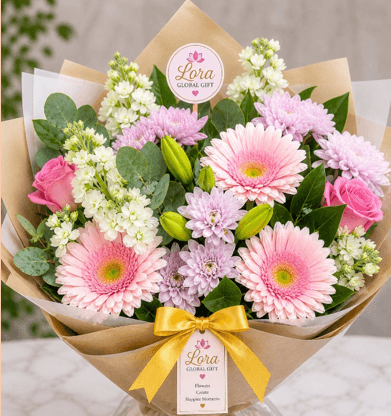 Pastel Garden Bright Bouquet