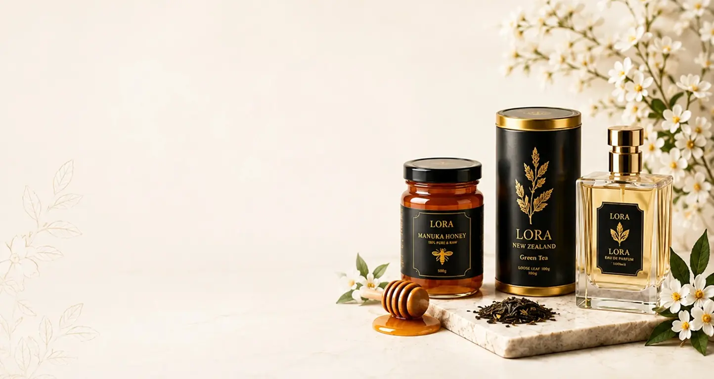 Premium New Zealand perfumes, honey and tea products