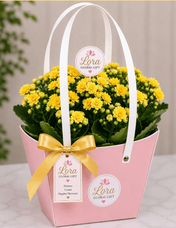Kalanchoe Yellow Blooms